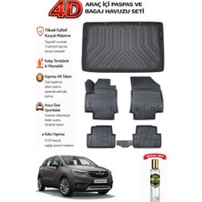 Opel Crossland x 2018 Model Araca Özel Kokusuz Paspas Takımı + Üst Bagaj Havuzu