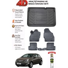 Opel Corsa D 2011 Model Araca Özel Kokusuz Paspas Takımı + Bagaj Havuzu