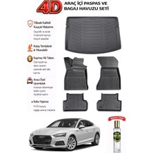 Audi A4 2020 Model Araca Özel Kokusuz Paspas Takımı + Bagaj Havuzu