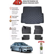 Bmw E46 2004 Model Araca Özel Kokusuz Paspas Takımı + Bagaj Havuzu