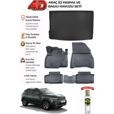 Renault Duster Mild Hybrid 2025 Model Araca Özel Kokusuz Paspas Takımı + Bagaj Havuzu