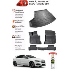 Mercedes W176 2016 Model Araca Özel Kokusuz Paspas Takımı + Bagaj Havuzu