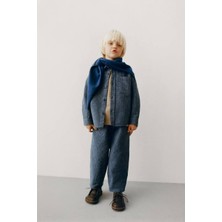 Minipeak Kids La'ciel Paris Dokuma Gömlekli Oversize Takı