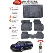 Seat Tarraco 2022 Model Araca Özel Kokusuz Paspas Takımı + Bagaj Havuzu