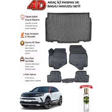 Opel Mokka 2023 Model Araca Özel Kokusuz Paspas Takımı + Alt Bagaj Havuzu