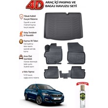 Peugeot 301 2021 Model Araca Özel Kokusuz Paspas Takımı + Bagaj Havuzu