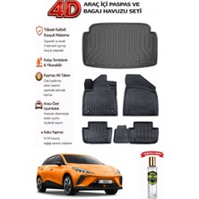 Mg Mg4 Luxury 2024 Model Araca Özel Kokusuz Paspas Takımı + Bagaj Havuzu
