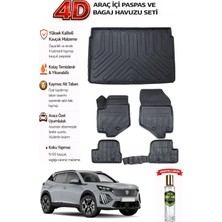 Peugeot 2008 2021 Model Araca Özel Kokusuz Paspas Takımı + Alt Bagaj Havuzu