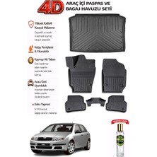 Skoda Fabia Sedan 2000 Model Araca Özel Kokusuz Paspas Takımı + Bagaj Havuzu