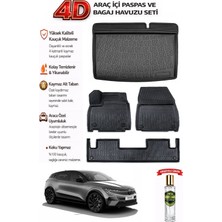 Megane E-Tech 2022 Model Araca Özel Kokusuz Paspas Takımı + Bagaj Havuzu