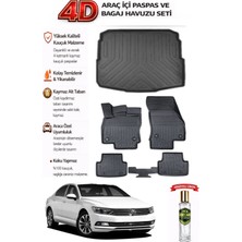 Volkswagen Passat B8 Sedan 2015 Model Araca Özel Kokusuz Paspas Takımı + Bagaj Havuzu