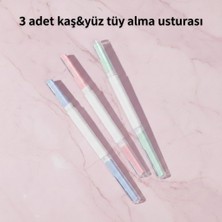 Gaman 3 Adet Kapaklı Kaş & Yüz Tüy Alma Bıçağı - Hassas Ciltler Için Pratik Kaş Usturası