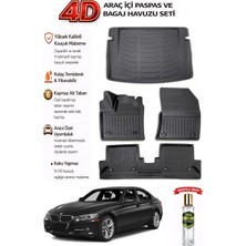 Bmw F30 2019 Model Araca Özel Kokusuz Paspas Takımı + Bagaj Havuzu