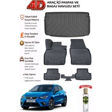 Seat Ibiza 2024 Model Araca Özel Kokusuz Paspas Takımı + Üst Bagaj Havuzu