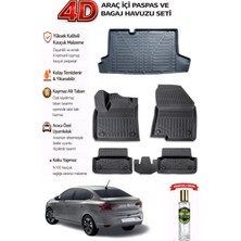 Renault Taliant 2021 Model Araca Özel Kokusuz Paspas Takımı + Bagaj Havuzu