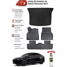 Tesla Juniper 2025 Model Araca Özel Kokusuz Paspas Takımı + Bagaj Havuzu