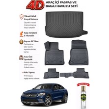 Mercedes Glc Coupe 2015 Model Araca Özel Kokusuz Paspas Takımı + Bagaj Havuzu
