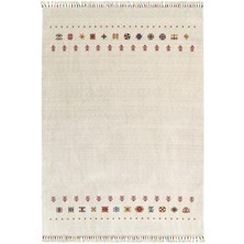 Çam Halı Funky 804 Stone Yün ve Bambu ile Özel Tezgahlarda Üretilen Otantik Desenli El Emeği Modern Uşak Halısı