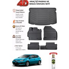 Toyota Auris 2013 Model Araca Özel Kokusuz Paspas Takımı + Bagaj Havuzu
