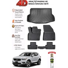Volvo XC40 2020 Model Araca Özel Kokusuz Paspas Takımı + Bagaj Havuzu