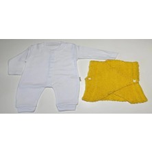 vitvit 0-1 Yaş El Örgüsü Sarı Yelek ile Tulum