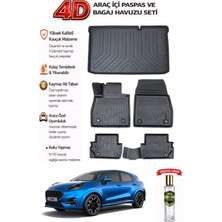 Ford Puma 2022 Model Araca Özel Kokusuz Paspas Takımı + Alt Bagaj Havuzu