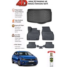 Volkswagen Polo 2019 Model Araca Özel Kokusuz Paspas Takımı + Alt Bagaj Havuzu