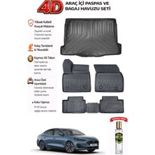 Focus 4 2025 Model Araca Özel Kokusuz Paspas Takımı + Bagaj Havuzu