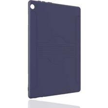 Maks Technology Lenovo M10 TB-X505F Kılıf ​mkst Beg Tablet Silikon - Lacivert