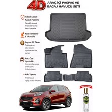 Kia Sportage 2017 Model Araca Özel Kokusuz Paspas Takımı + Bagaj Havuzu