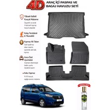 Dacia Dokker 2017 Model Araca Özel Kokusuz Paspas Takımı + Bagaj Havuzu