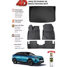 Peugeot 3008 Elektrikli 2026 Model Araca Özel Kokusuz Paspas Takımı + Üst Bagaj Havuzu