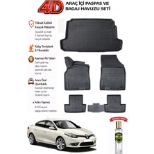 Renault Fluence 2015 Model Araca Özel Kokusuz Paspas Takımı + Bagaj Havuzu