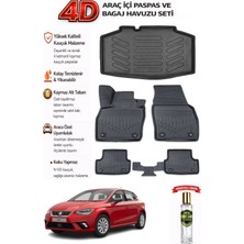 Seat Ibiza 2022 Model Araca Özel Kokusuz Paspas Takımı + Bagaj Havuzu