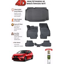 Seat Leon 2020 Model Araca Özel Kokusuz Paspas Takımı + Bagaj Havuzu