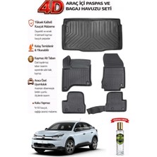 Citroen C4 Hybrıd 2026 Model Araca Özel Kokusuz Paspas Takımı + Alt Bagaj Havuzu