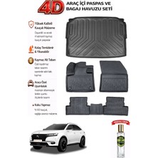 Ds7 Crossback 2022 Model Araca Özel Kokusuz Paspas Takımı + Bagaj Havuzu