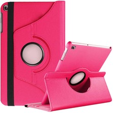 Maks Technology Galaxy Tab A 10.1 (2019) T510  Uyumlu ​mkst Dönebilen Standlı Kılıf-Pembe