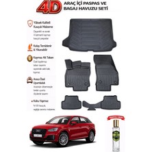 Audi Q2 2019 Model Araca Özel Kokusuz Paspas Takımı + Bagaj Havuzu