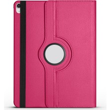 Maks Technology iPad Air 13 2025 M3 ​mkst Dönebilen Standlı Kılıf - Pembe Koyu