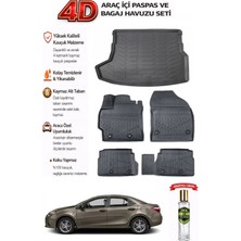 Toyota Corolla 2015 Model Araca Özel Kokusuz Paspas Takımı + Bagaj Havuzu