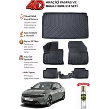 Opel Corsa Elektrikli 2019 Model Araca Özel Kokusuz Paspas Takımı + Bagaj Havuzu