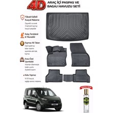 Ford Connect 2023 Model Araca Özel Kokusuz Paspas Takımı + Bagaj Havuzu