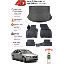 Volvo V40 2007 Model Araca Özel Kokusuz Paspas Takımı + Bagaj Havuzu