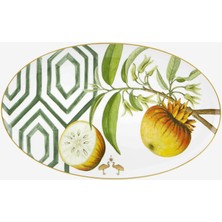 Vista Alegre Amozonia Yeşil Porselen Servis Tabağı 40 cm