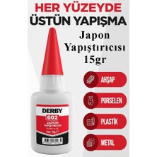 ArtMaster Derby 602 Japon Yapıştırıcı 15 gr 1 Adet Yüksek Yapıştırma Gücü Tek Bileşenli Düşük Viskozite Güçlü Yapıştırıcı 15GR