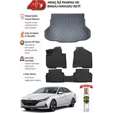 Hyundai Elantra 2021 Model Araca Özel Kokusuz Paspas Takımı + Bagaj Havuzu