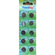 10 x Poundmax 1616 CR1616 DL1616 3V Lityum Madeni Para Pilleri