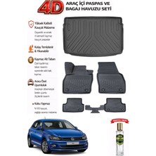 Volkswagen Polo 2018 Model Araca Özel Kokusuz Paspas Takımı + Üst Bagaj Havuzu
