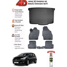 Opel Corsa E 2014 Model Araca Özel Kokusuz Paspas Takımı + Alt Bagaj Havuzu